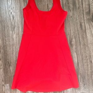 h&m red dress